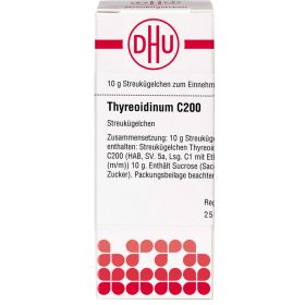 THYREOIDINUM C 200 Globuli 10 g – PZN 7460325 из немецкой аптеки