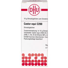 CASTOR Equi C 200 Globuli 10 g – PZN 7595025 из немецкой аптеки