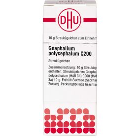 GNAPHALIUM POLYCEPHALUM C 200 Globuli 10 g – PZN 7595686 из немецкой аптеки