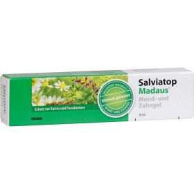 SALVIATOP Madaus Mund- und Zahngel 10 ml – PZN 10931113 из немецкой аптеки