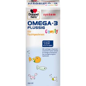 DOPPELHERZ Omega-3 flssig family system 250 ml – PZN 12351259 из немецкой аптеки