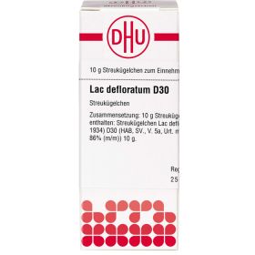 LAC DEFLORATUM D 30 Globuli 10 g – PZN 974 из немецкой аптеки