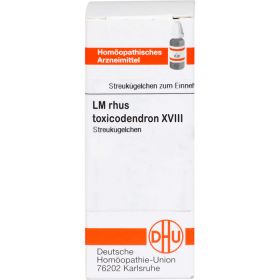 LM RHUS toxicodendron XVIII Globuli 5 g – PZN 2659967 из немецкой аптеки
