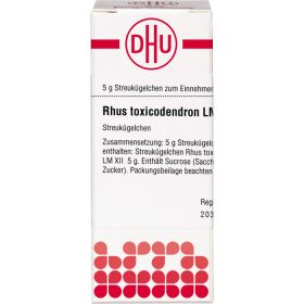 LM RHUS toxicodendron XII Globuli 5 g – PZN 2678769 из немецкой аптеки