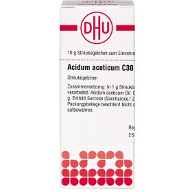 ACIDUM ACETICUM C 30 Globuli 10 g – PZN 4200233 из немецкой аптеки