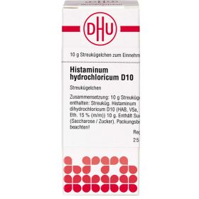 HISTAMINUM hydrochloricum D 10 Globuli 10 g – PZN 4220402 из немецкой аптеки