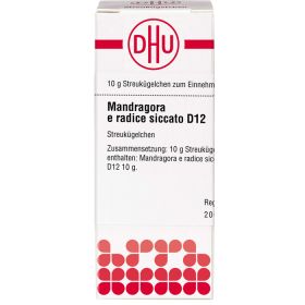 MANDRAGORA E radice siccata D 12 Globuli 10 g – PZN 4226445 из немецкой аптеки