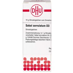 SABAL SERRULATUM D 3 Globuli 10 g – PZN 4235303 из немецкой аптеки