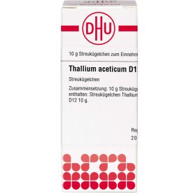 THALLIUM ACETICUM D 12 Globuli 10 g – PZN 4240103 из немецкой аптеки