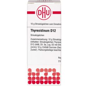 THYREOIDINUM D 12 Globuli 10 g – PZN 4240652 из немецкой аптеки