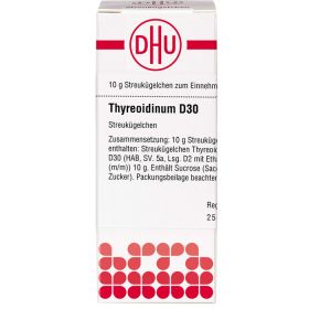 THYREOIDINUM D 30 Globuli 10 g – PZN 4240669 из немецкой аптеки
