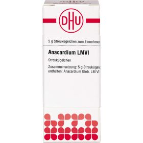 LM ANACARDIUM VI Globuli 5 g – PZN 4501555 из немецкой аптеки