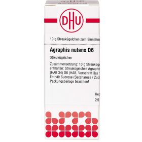 AGRAPHIS NUTANS D 6 Globuli 10 g – PZN 7157868 из немецкой аптеки