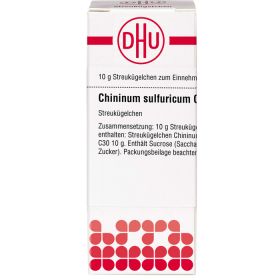 CHININUM SULFURICUM C 30 Globuli 10 g – PZN 7164383 из немецкой аптеки