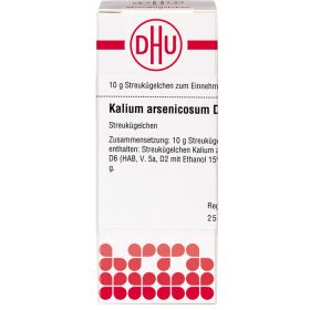 KALIUM ARSENICOSUM D 6 Globuli 10 g – PZN 7170886 из немецкой аптеки