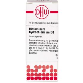 HISTAMINUM hydrochloricum D 8 Globuli 10 g – PZN 7247732 из немецкой аптеки