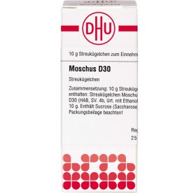 MOSCHUS D 30 Globuli 10 g – PZN 7248708 из немецкой аптеки