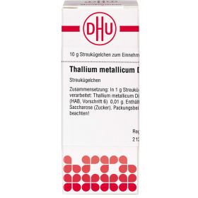 THALLIUM METALLICUM D 30 Globuli 10 g – PZN 7249889 из немецкой аптеки