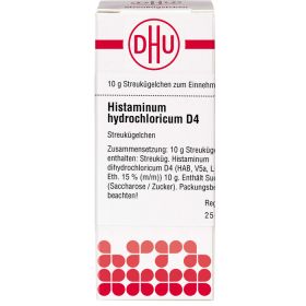 HISTAMINUM hydrochloricum D 4 Globuli 10 g – PZN 7457234 из немецкой аптеки