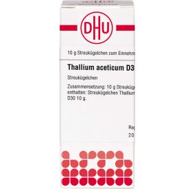 THALLIUM ACETICUM D 30 Globuli 10 g – PZN 7460265 из немецкой аптеки