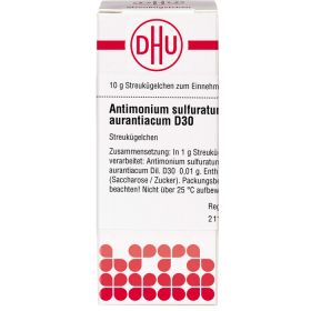ANTIMONIUM SULFURATUM aurantiacum D 30 Globuli 10 g – PZN 7594540 из немецкой аптеки