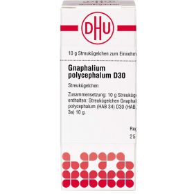 GNAPHALIUM POLYCEPHALUM D 30 Globuli 10 g – PZN 7595692 из немецкой аптеки