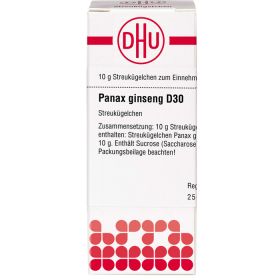 PANAX GINSENG D 30 Globuli 10 g – PZN 7596674 из немецкой аптеки