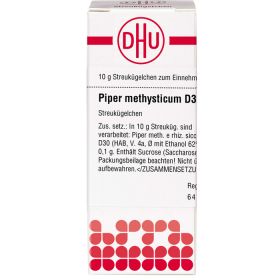 PIPER METHYSTICUM D 30 Globuli 10 g – PZN 7596697 из немецкой аптеки