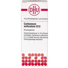 CARBONEUM SULFURATUM D 12 Globuli 10 g – PZN 419 из немецкой аптеки