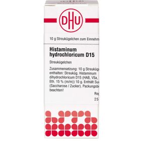 HISTAMINUM hydrochloricum D 15 Globuli 10 g – PZN 545917 из немецкой аптеки