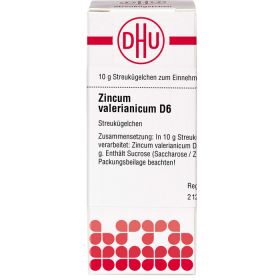 ZINCUM VALERIANICUM D 6 Globuli 10 g – PZN 2119610 из немецкой аптеки