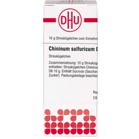 CHININUM SULFURICUM D 6 Globuli 10 g – PZN 2638089 из немецкой аптеки
