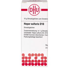 HEPAR SULFURIS D 10 Globuli 10 g – PZN 2890707 из немецкой аптеки