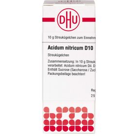 ACIDUM NITRICUM D 10 Globuli 10 g – PZN 2891983 из немецкой аптеки