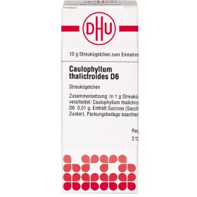 CAULOPHYLLUM THALICTROIDES D 6 Globuli 10 g – PZN 2896064 из немецкой аптеки