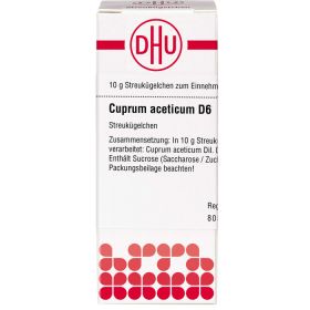 CUPRUM ACETICUM D 6 Globuli 10 g – PZN 2897520 из немецкой аптеки