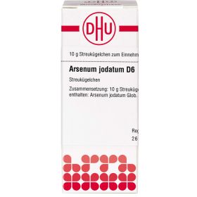 ARSENUM JODATUM D 6 Globuli 10 g – PZN 4205727 из немецкой аптеки