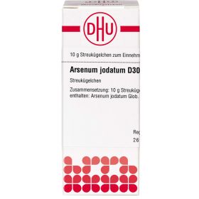 ARSENUM JODATUM D 30 Globuli 10 g – PZN 4205756 из немецкой аптеки