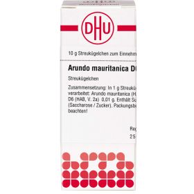 ARUNDO mauritanica D 6 Globuli 10 g – PZN 4205851 из немецкой аптеки