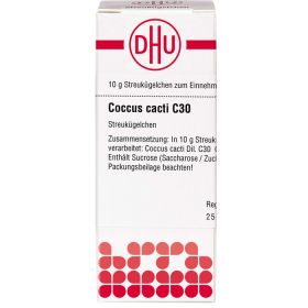 COCCUS cacti C 30 Globuli 10 g – PZN 4213129 из немецкой аптеки