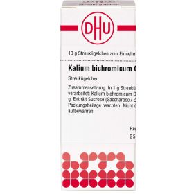 KALIUM BICHROMICUM C 6 Globuli 10 g – PZN 4222453 из немецкой аптеки