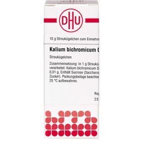 KALIUM BICHROMICUM C 12 Globuli 10 g – PZN 4222476 из немецкой аптеки