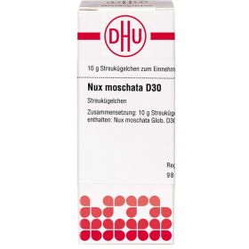 NUX MOSCHATA D 30 Globuli 10 g – PZN 4229389 из немецкой аптеки