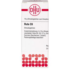 RUTA C 6 Globuli 10 g – PZN 4234982 из немецкой аптеки