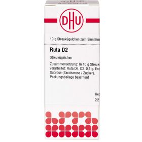RUTA D 2 Globuli 10 g – PZN 4235007 из немецкой аптеки
