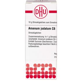 ARSENUM JODATUM C 6 Globuli 10 g – PZN 7160149 из немецкой аптеки