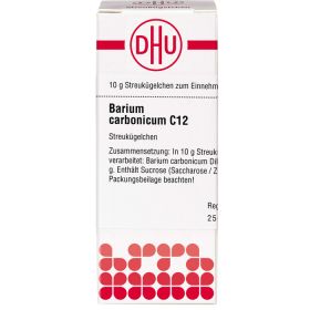 BARIUM CARBONICUM C 12 Globuli 10 g – PZN 7161077 из немецкой аптеки