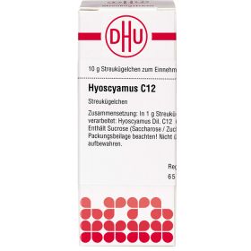 HYOSCYAMUS C 12 Globuli 10 g – PZN 7169920 из немецкой аптеки