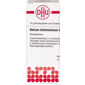 KALIUM BICHROMICUM D 10 Globuli 10 g – PZN 7170923 из немецкой аптеки