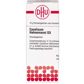 CAUSTICUM HAHNEMANNI D 3 Globuli 10 g – PZN 7455790 из немецкой аптеки